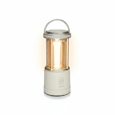 Lepro 1100LM Battery Powered LED Camping Lantern, Waterproof Tent Light with 5 Light Modes, Camping Essentials, Portable Lantern Flashlight for Camping, Emergency Light, Power Outage, Not Rechargeable