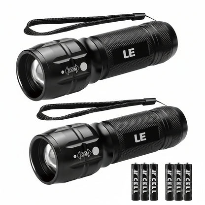 Lepro 2-Packs LED Flash Light LE1000 High Lumens