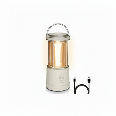 Lepro 2000LM LED Camping Lantern Rechargeable, Waterproof Tent Light with 5 Light Modes, Camping Essentials, Portable Lantern Flashlight for Camping, Emergency Light, Power Outage, USB Cable Included