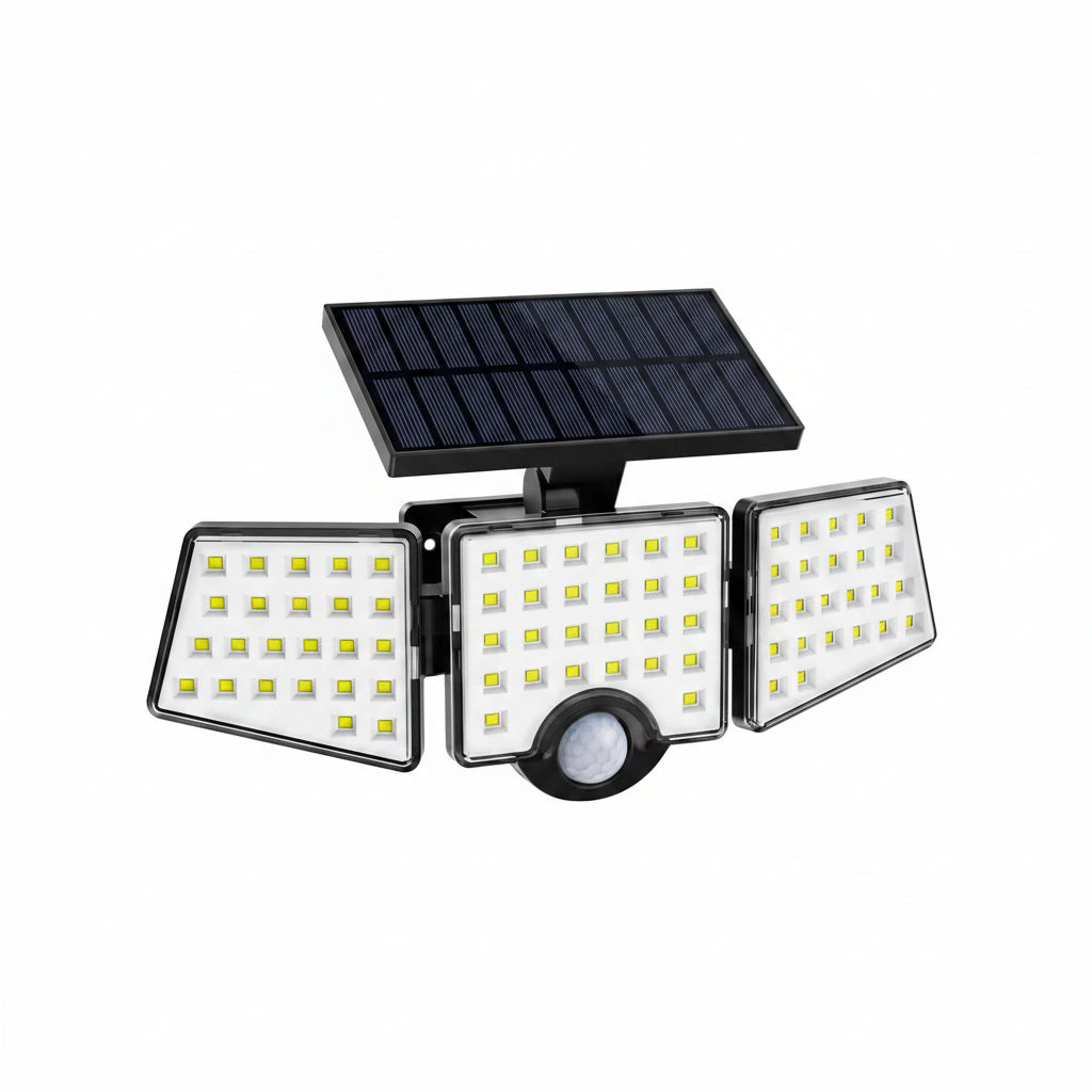 Lepro 3-Head Solar Motion Sensor Security Light