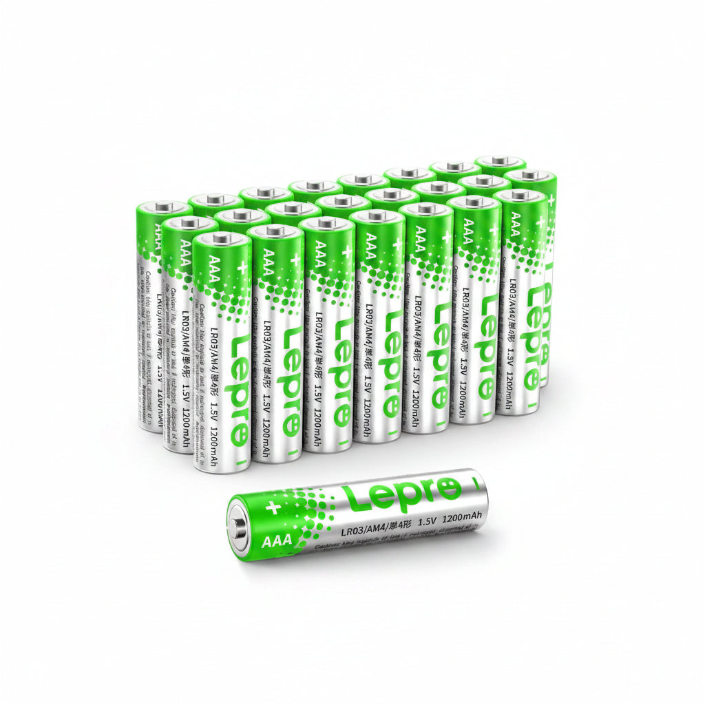 1.5V AAA Alkaline Batteries 1200mAh Long Lasting High Performance Triple Battery