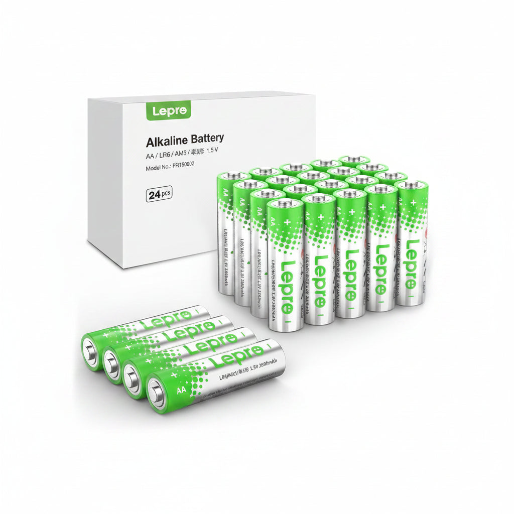 1.5V AA Alkaline Batteries 2800mAh Long Lasting High Performance Double Battery
