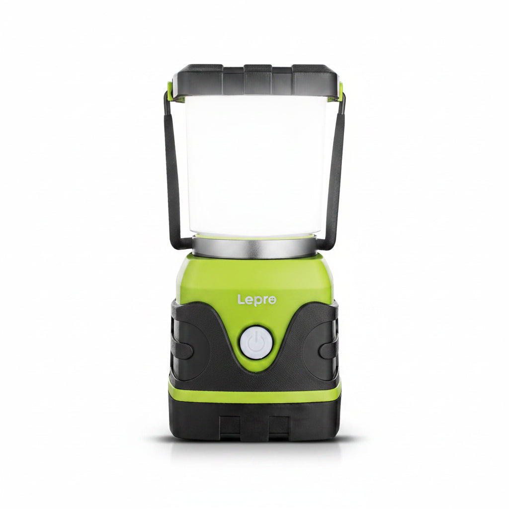 Lepro Battery Powered LED Camping Lantern (Green, Waterproof, 1000LM, 4 Lighting Modes) 2-Pack