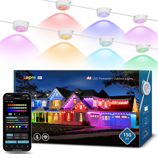 Lepro E1 AI-Powered Permanent Outdoor Lights 150ft
