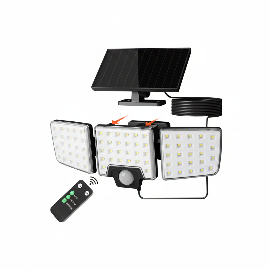 Lepro Outdoor Solar Security Lights with Motion Sensor