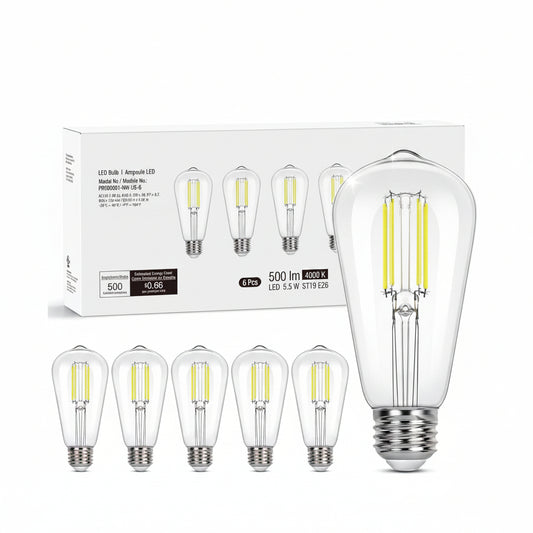 Lepro ST19 Vintage Edison LED Bulbs