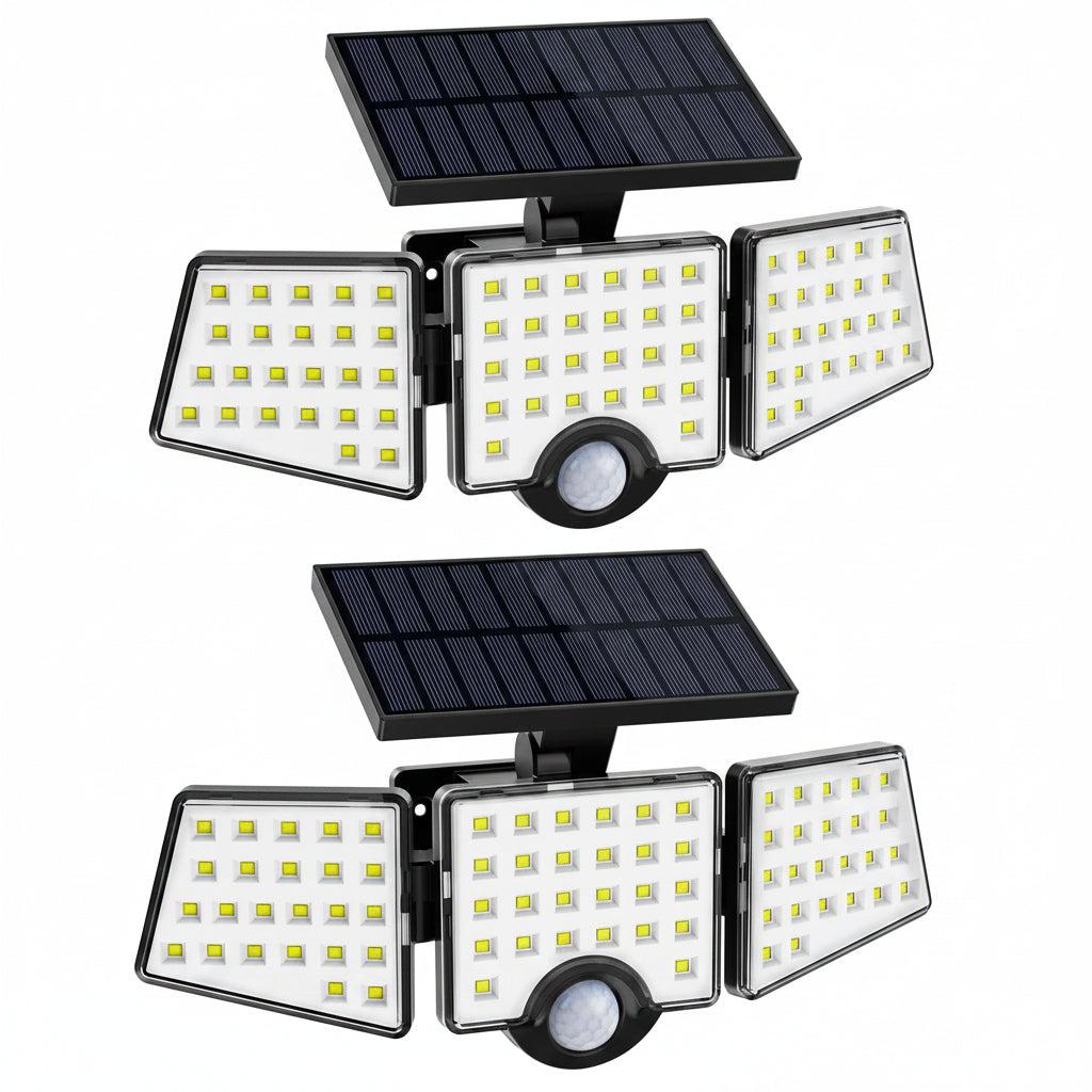 Solar-powered outdoor lights