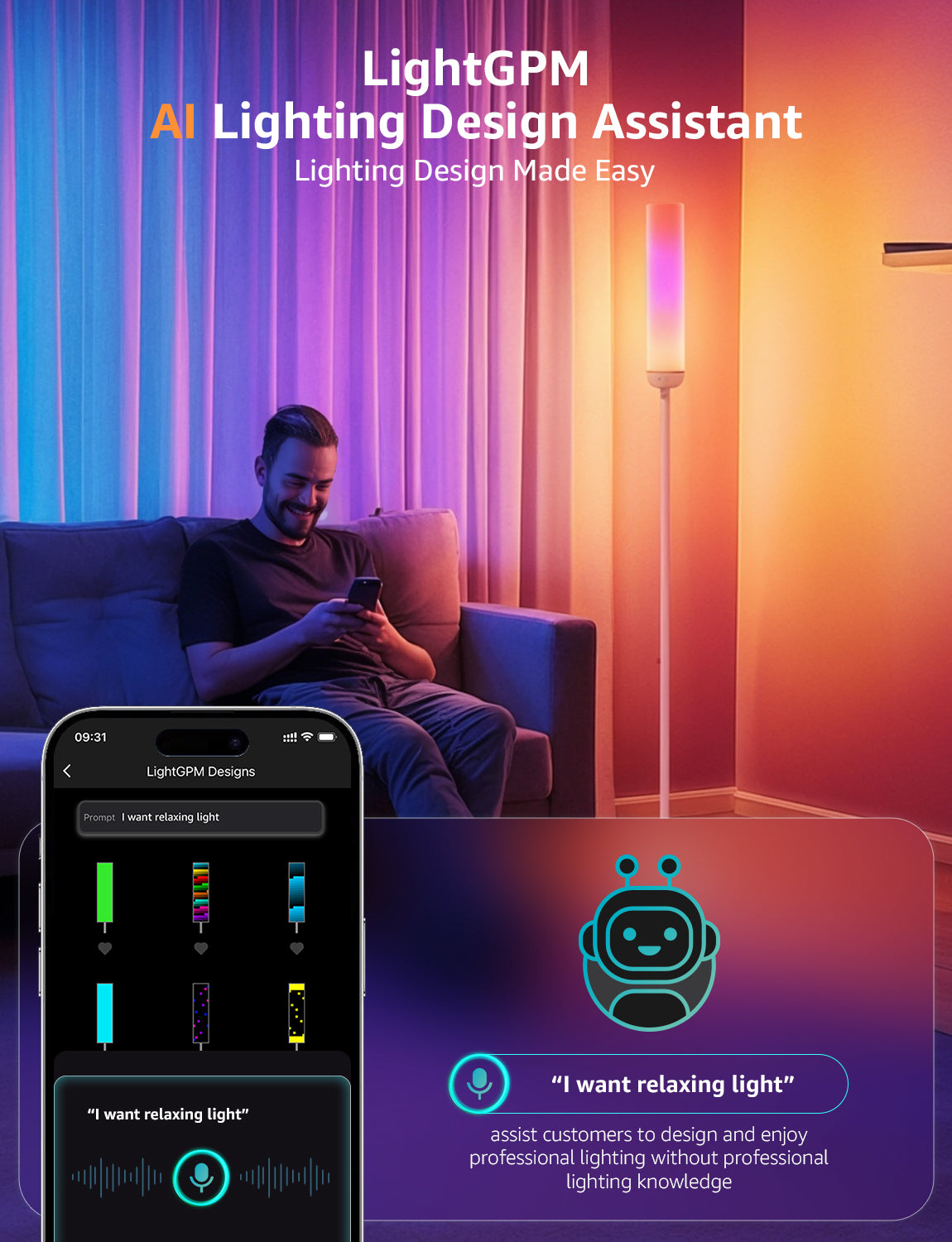 Lepro O1 AI Floor Lamp