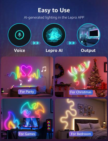 Lepro N1 AI Smart RGB Rope Lights