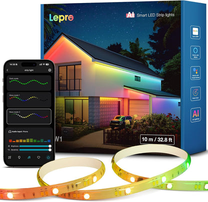 Lepro SW1 AI Smart Outdoor LED Strip Lights