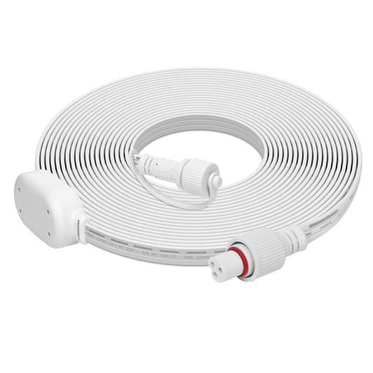 Lepro Extension Cable (10 ft) for Lepro E1 Permanent Outdoor Lights Only, 3-pin Extension Cord with Built-in Data Booster