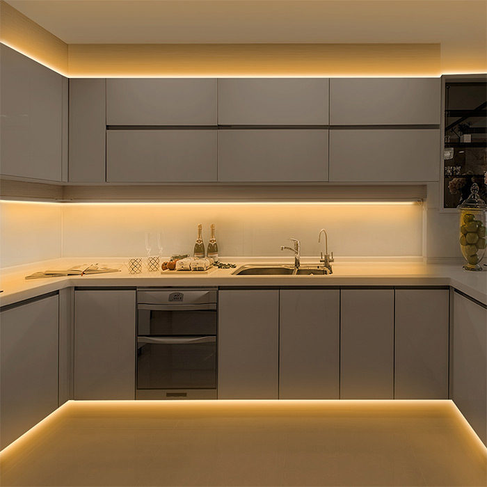 How to Choose and Install LED Strip Lights for Kitchen Cabinets