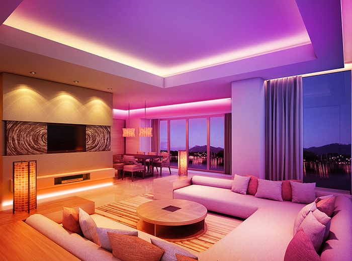 4 Best LED Strip Lighting Ideas in Living Room